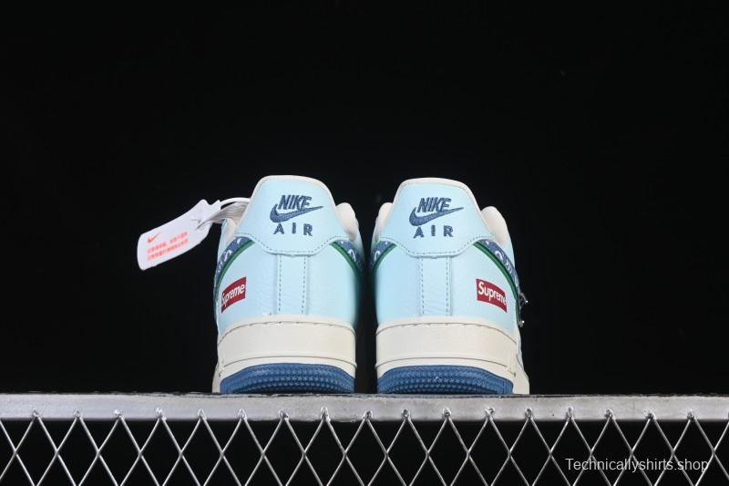 Nike Air Force 1 '07 Low LV Collaboration White Blue Casual Sneakers - YF9511-809