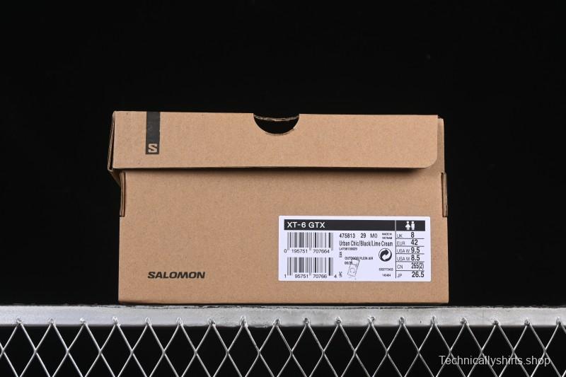 Salomon XT-6 GTX Advanced Outdoor Trail Running Shoes - 475813-29