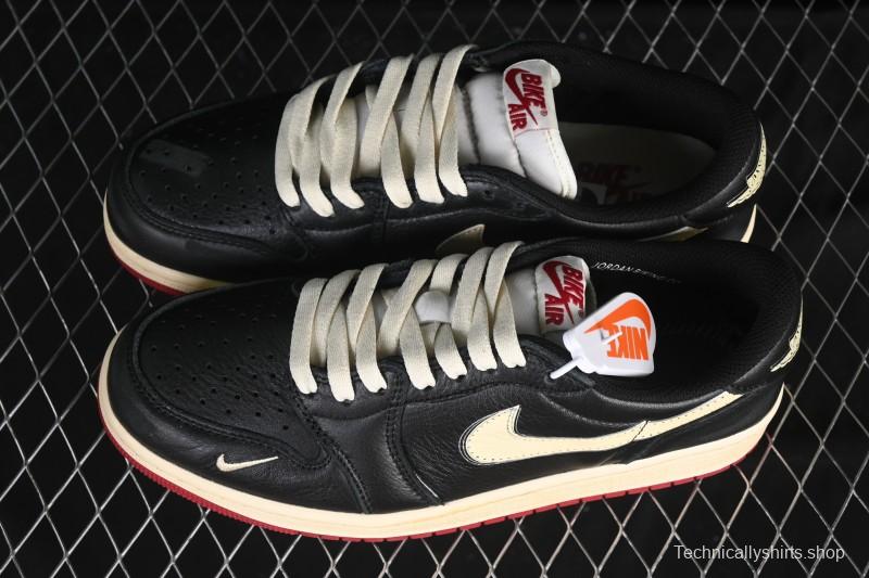 Nike Nigel Sylvester x Air Jordan 1 Low Casual Lifestyle Sneakers - IB8958-001