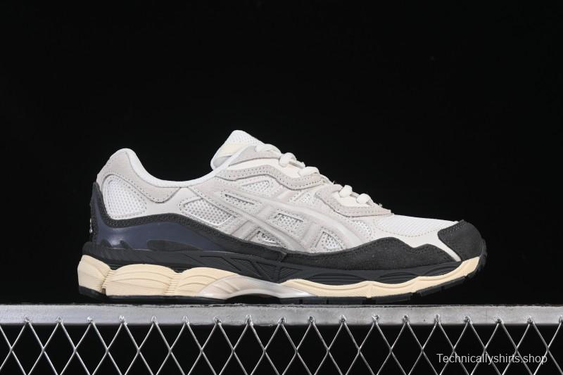 Asics Gel-NYC Retro Running Shoes with Breathable Mesh and Suede Upper - 1203A383-111