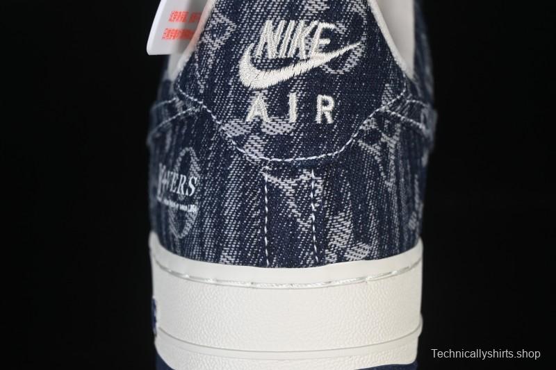 Nike Air Force 1 '07 Low LV Collaboration White Blue Casual Sneakers - YF9511-812