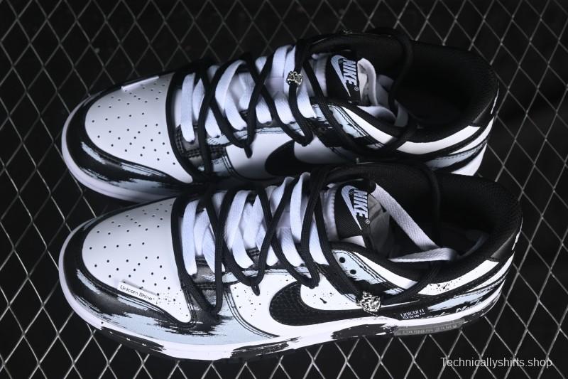 Nike SB Dunk Low Strap Custom Low-Top Casual Skate Shoes - DD1391-100