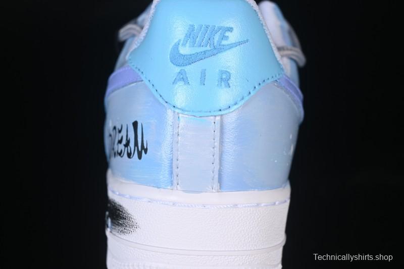 Nike Air Force 1'07 Low Chasing Dream Hand-Painted Graffiti Casual Sneakers - CW2288-101