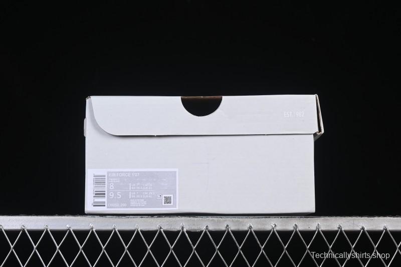 Nike Air Force 1'07 Low Knit Khaki Casual Sneakers - CI0051-200