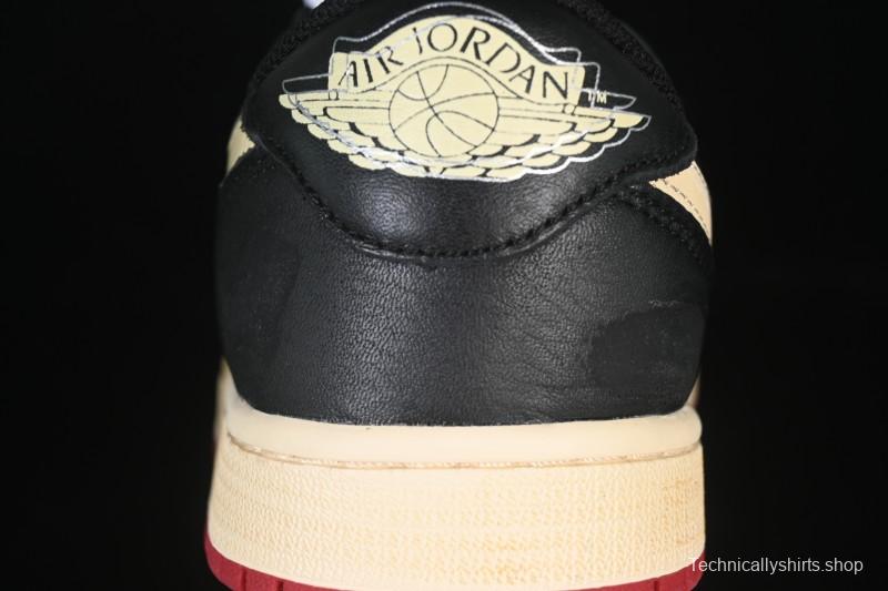 Nike Nigel Sylvester x Air Jordan 1 Low Casual Lifestyle Sneakers - IB8958-001