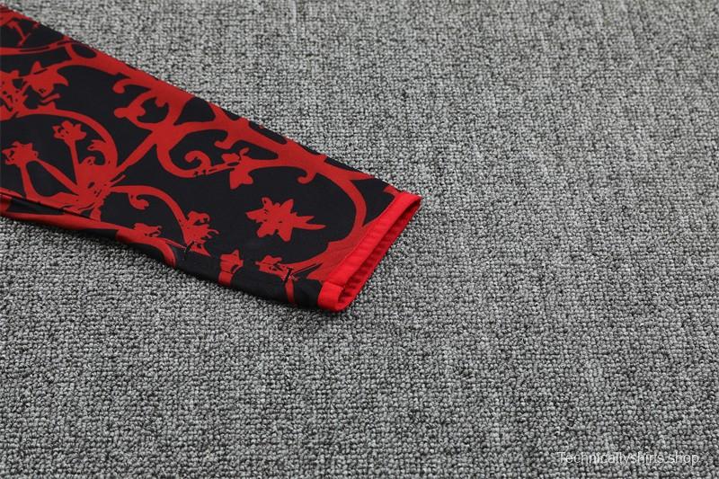 25/26 Liverpool Red Camouflage Half Zipper Jacket+Long Pants