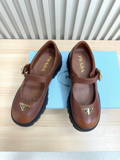 Prada 2025 SS Platform Mary Jane Shoes - LY00300