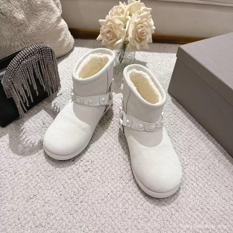 Balenciaga F022 Winter Wool Ankle Boots Snow Boots - F022