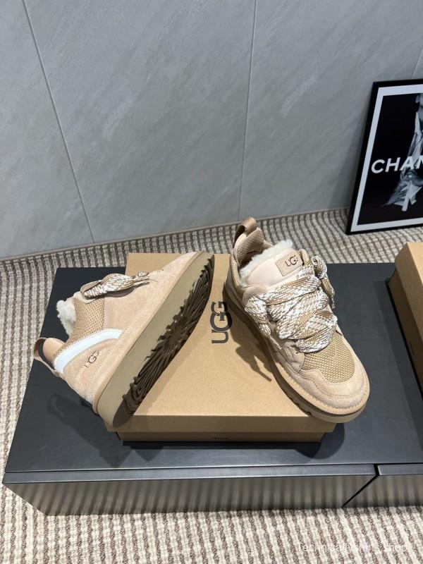 UGG Platform Loafers Series Round Toe Chunky Sole Casual Shoes - MJ00270