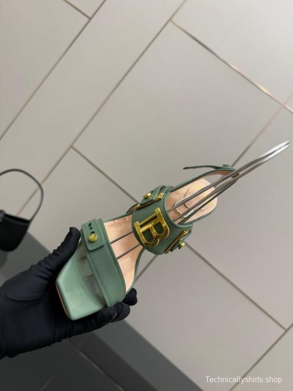 Balmain 2025/SS Metal Heel High Heel Sandals - KFY00320