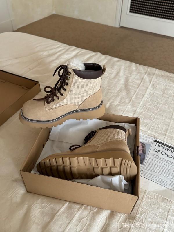 Agoge Autumn Winter New British Style Ankle Boots Martin Boots - KFY00