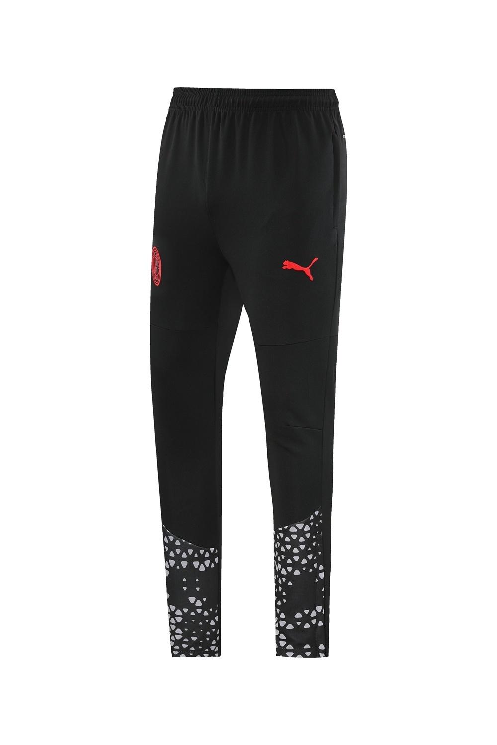 23/24 AC Milan Red S-2XL Half Zipper Jacket+Long Pants