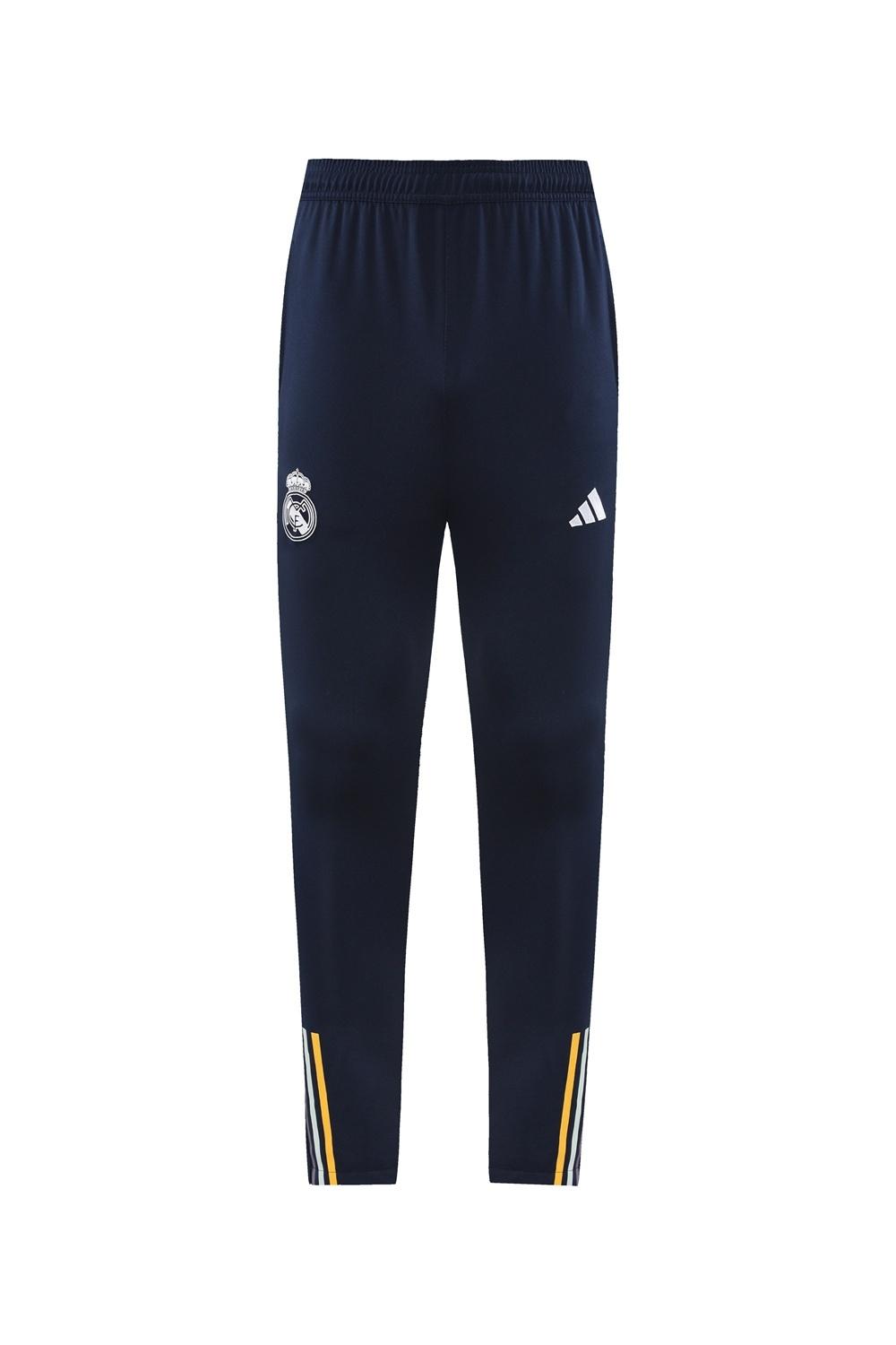 25/26 Real Madrid Royal Blue Half Zipper Jacket+Long Pants