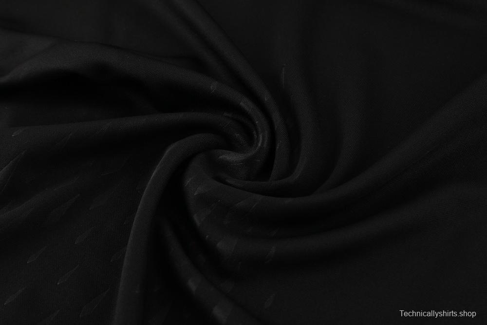 23/24 Turkey Black S-2XL Half Zipper Jacket+Long Pants