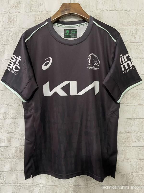 25/26 Brisbane Broncos Charcoal Grey Training Jersey