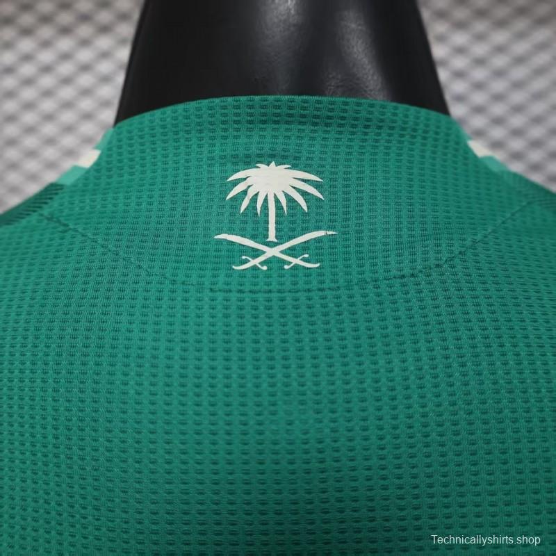 Player Version 2025 Saudi Arabia Home Jersey