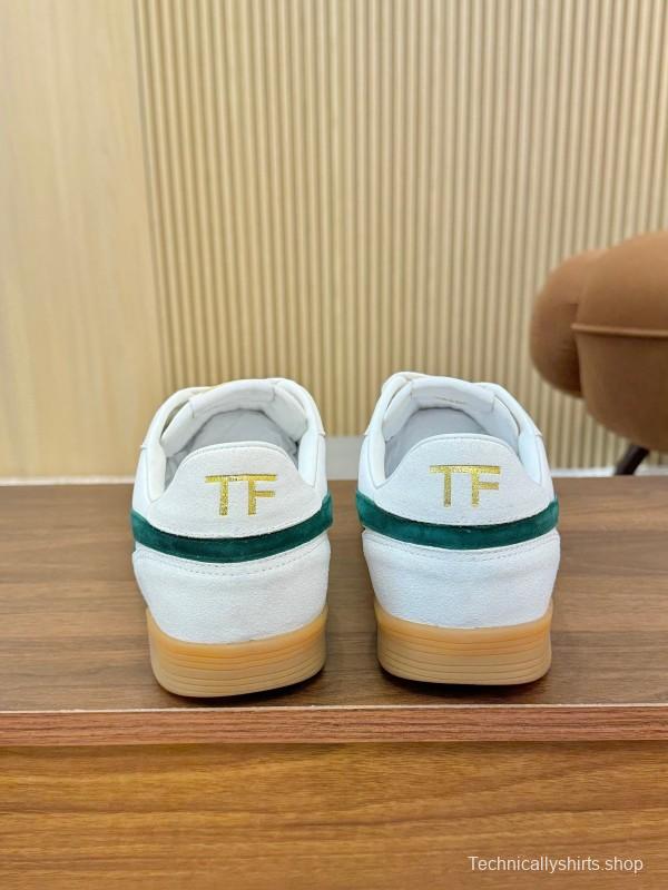 TOM FORD 2025 SS Casual Shoes with Classic Color Blocking and Imported Leather Insole - AS00350