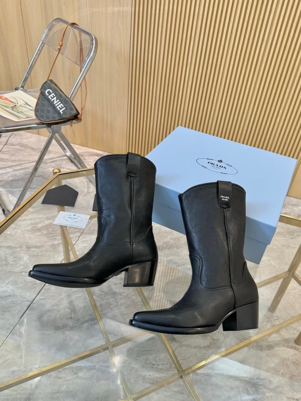 Prada Classic Pointed Boots 2025 SS - LY00370/LY00440