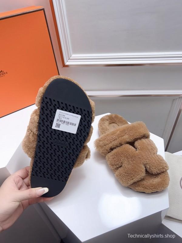 H Erjia Fur Slippers - LY00270