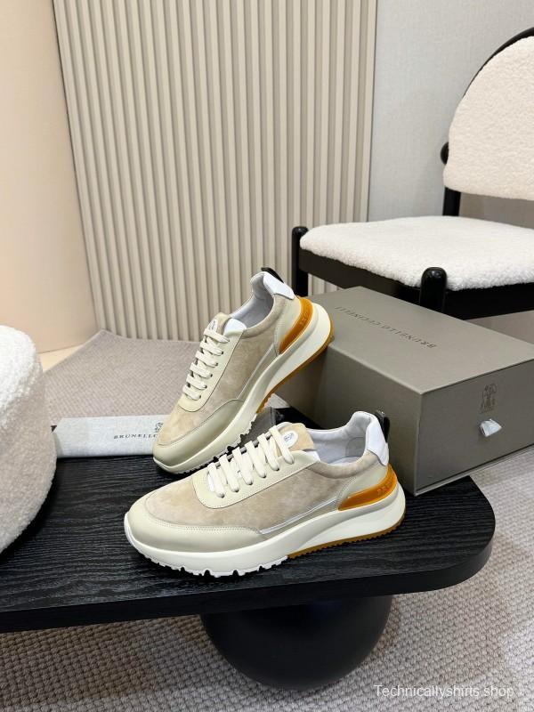 Brunello Cucinelli Casual Sneakers with Seasonal Colors and Leather Lining - KFY00320