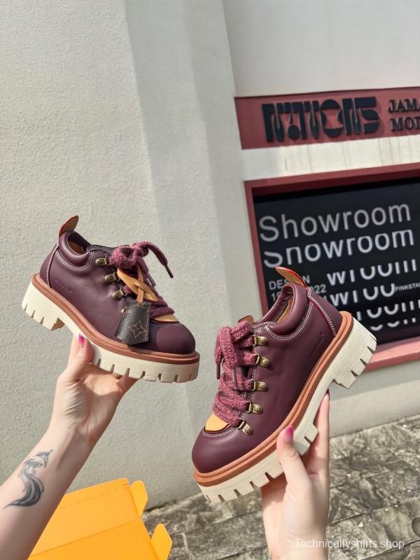 Louis Vuitton Remix Lace-Up Derby Hiking Shoes - LY00340