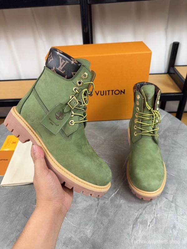 Timberland 6-Inch Monogram Ankle Boots Waterproof Suede Collaboration - LY00380