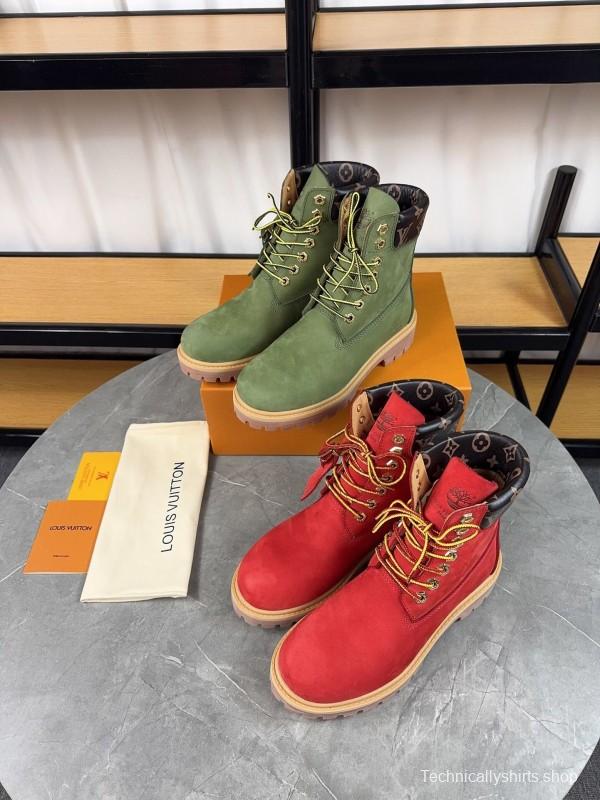 Timberland 6-Inch Monogram Ankle Boots Waterproof Suede Collaboration - LY00380