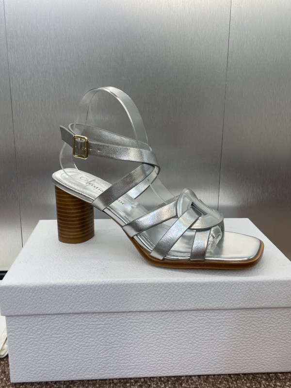 Dior D-Club Jelly Color Hollow Layered Cross Strap High Heel Women Shoes - KFY00290