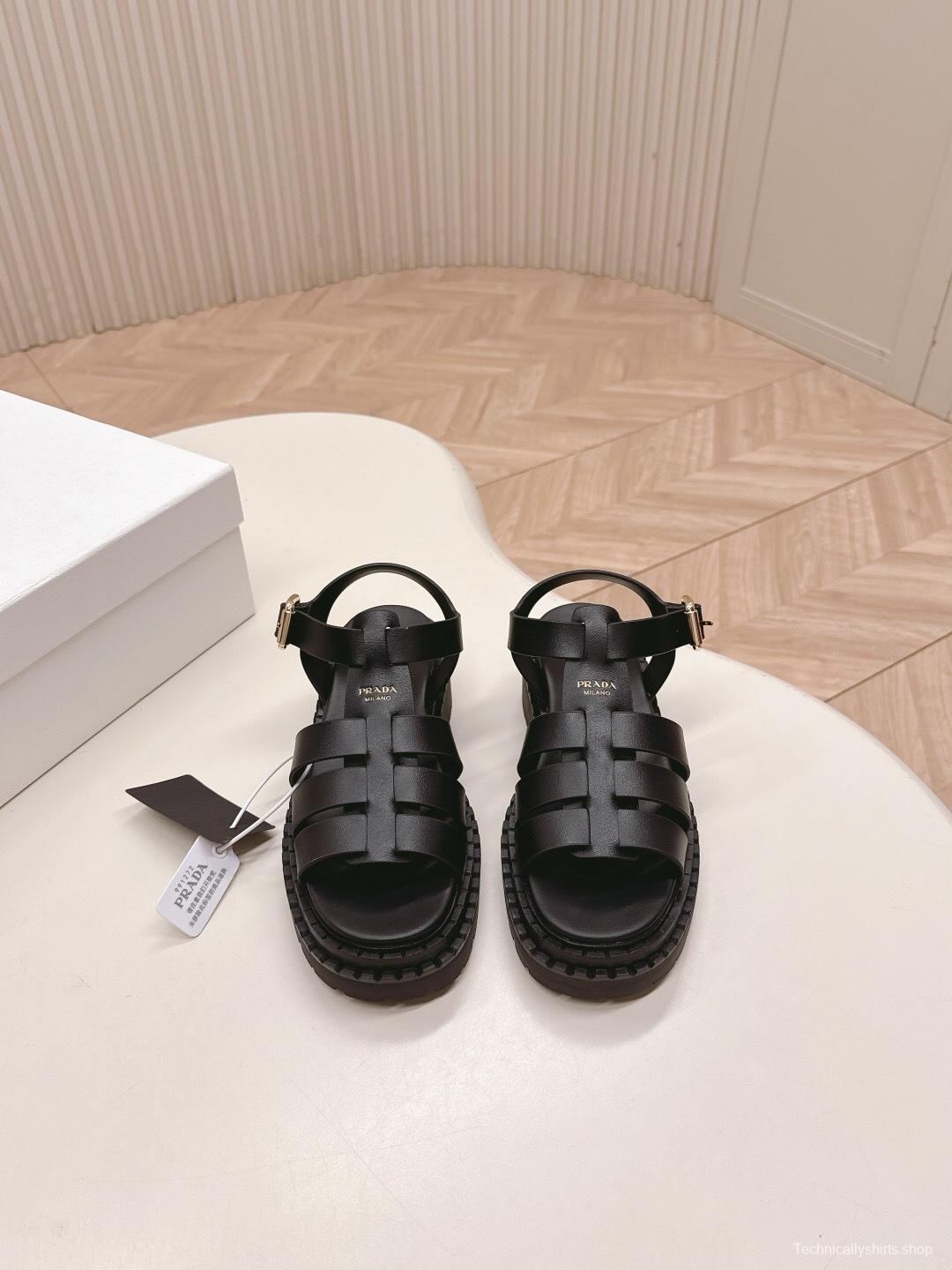 Prada Spring/Summer 2025 Low-Top Sandals Roman Platform - LY00290