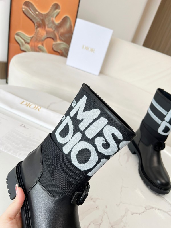 Dior 2025/SS Autumn Winter Boots Retro Work Boots Slip-On - LY00320