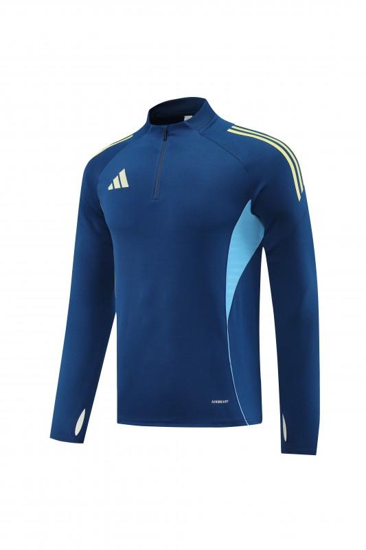 25/26  Adidas Navy Blue Full zipper Jacket Tracksuit+ long pants