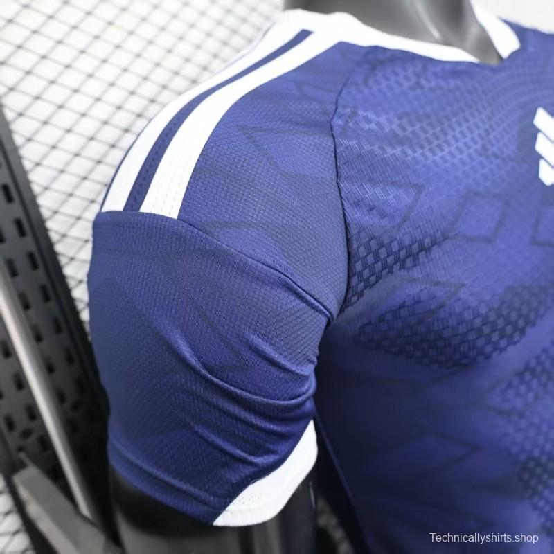 2026 Player Version  Scotland Home Navy Blue  Jersey