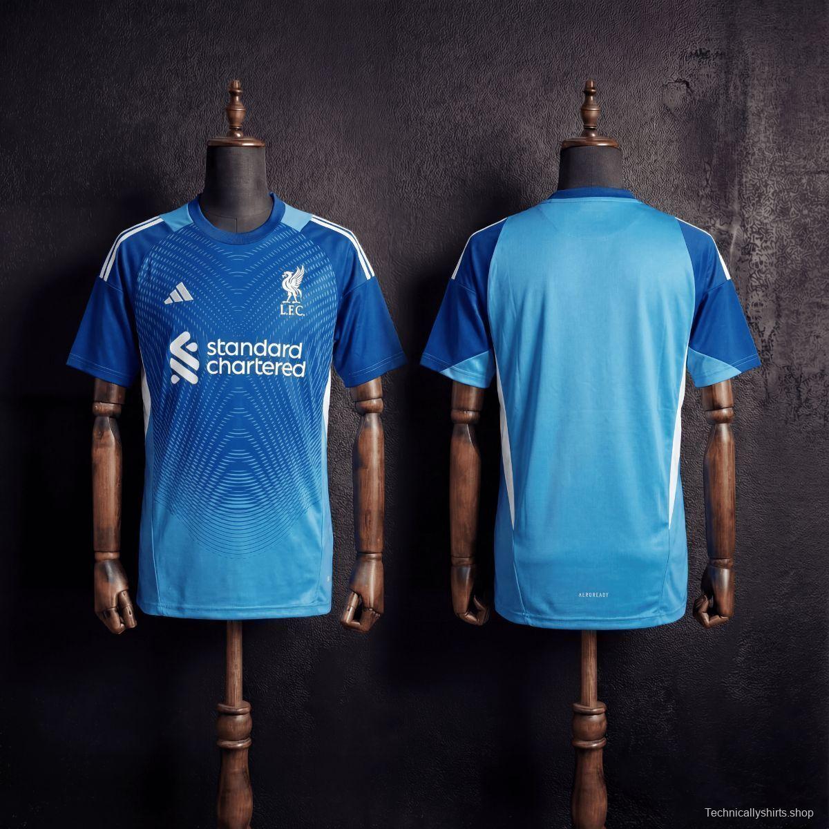 25/26 Liverpool Goalkeeper Blue Jersey