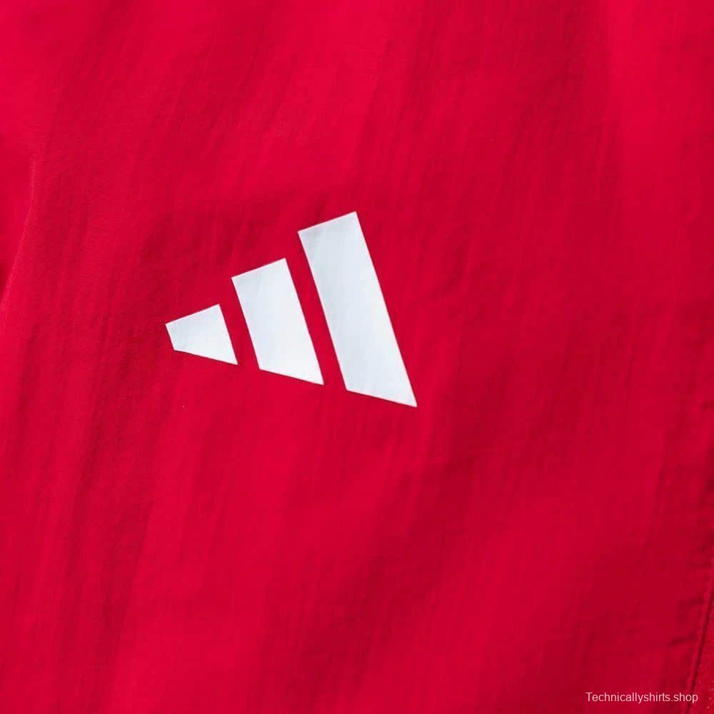 2026 Sevilla FC Red And White Reversible Full Zipper Jacket