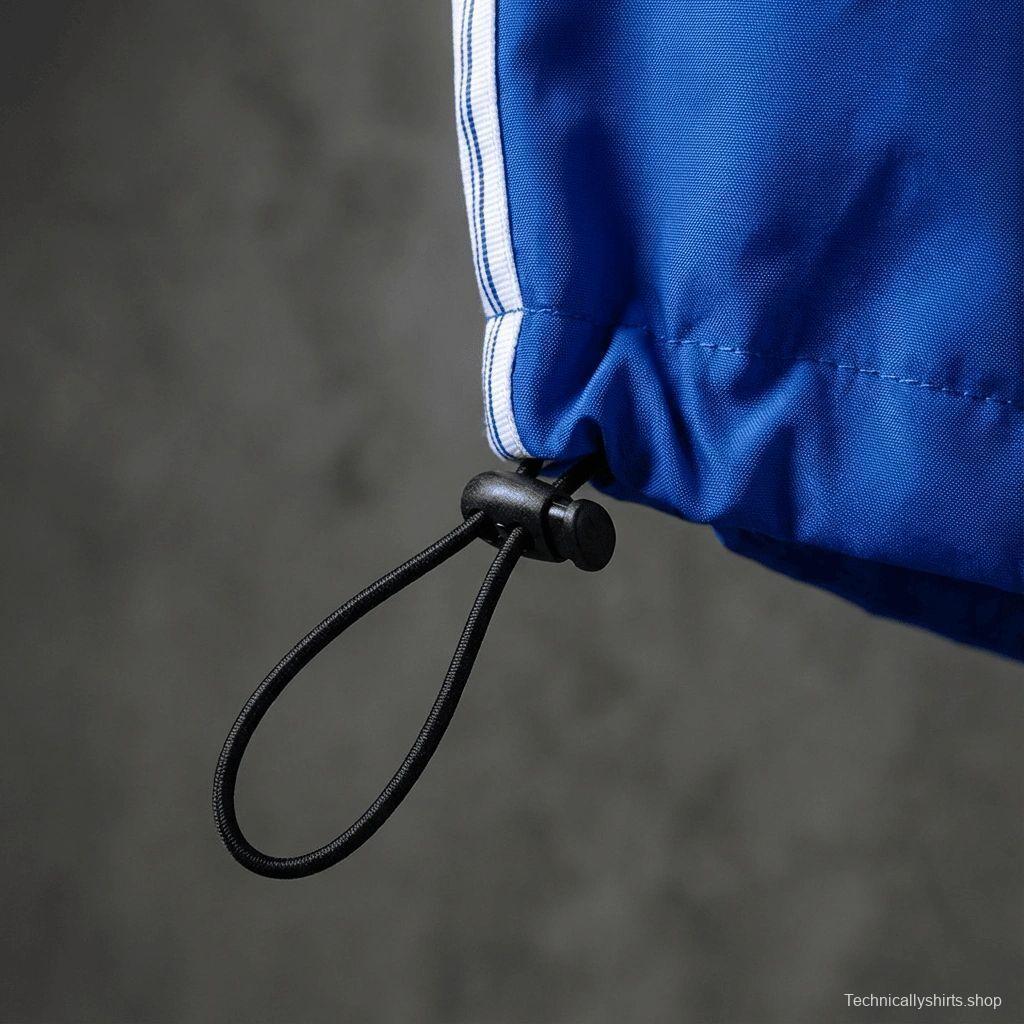 1998 Vintage Style Brazil Blue Jacket Windbreaker