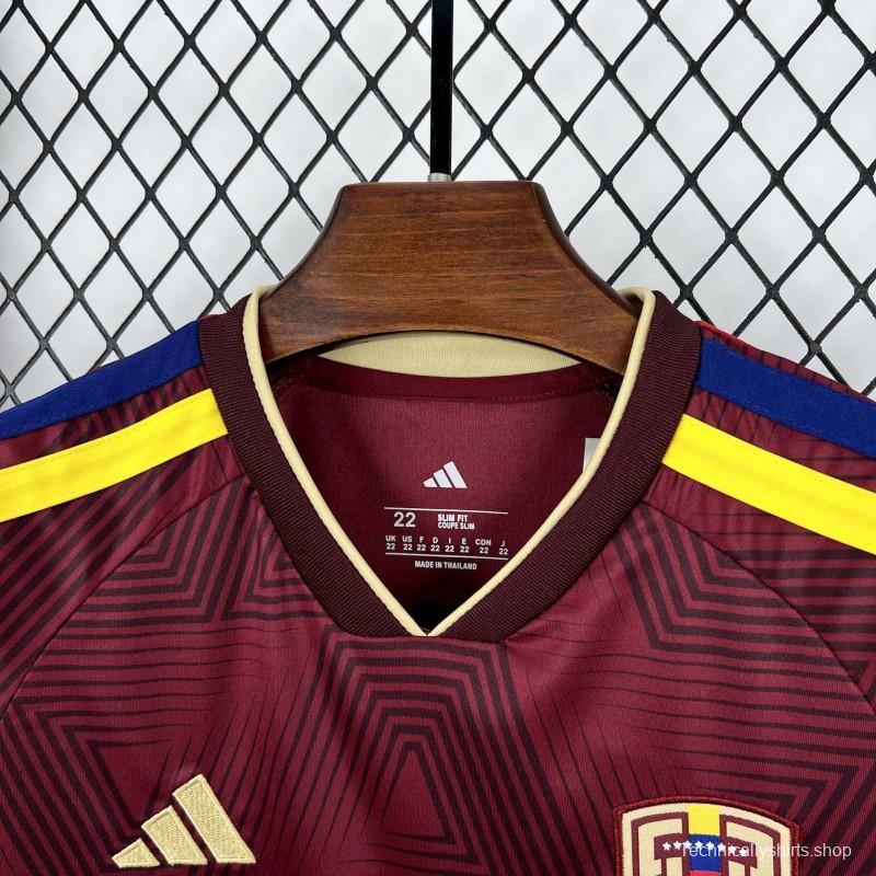 2026 Kids Venezuela World Cup Home Kit