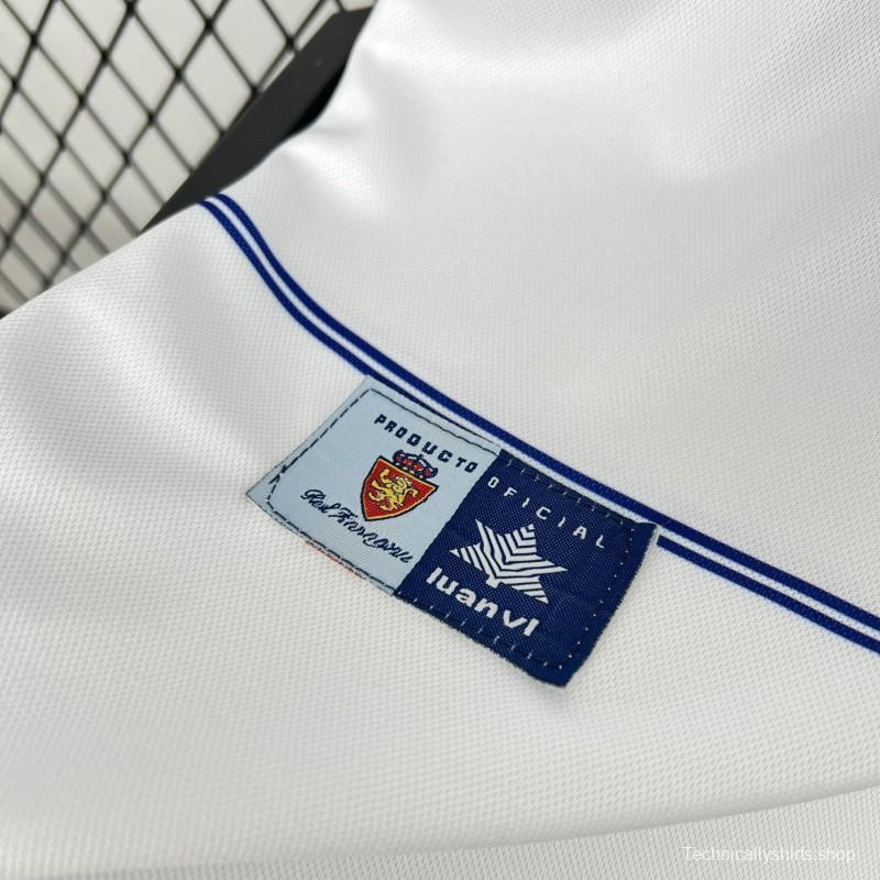2000/01 Retro Real Zaragoza Home Jersey