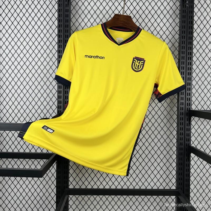 2026 Mens Ecuador World Cup Home Jersey
