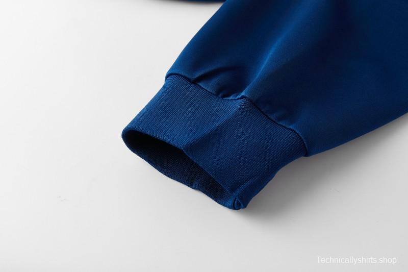 2026  Adidas Royal Blue Full Zipper Jacket + Long Pants