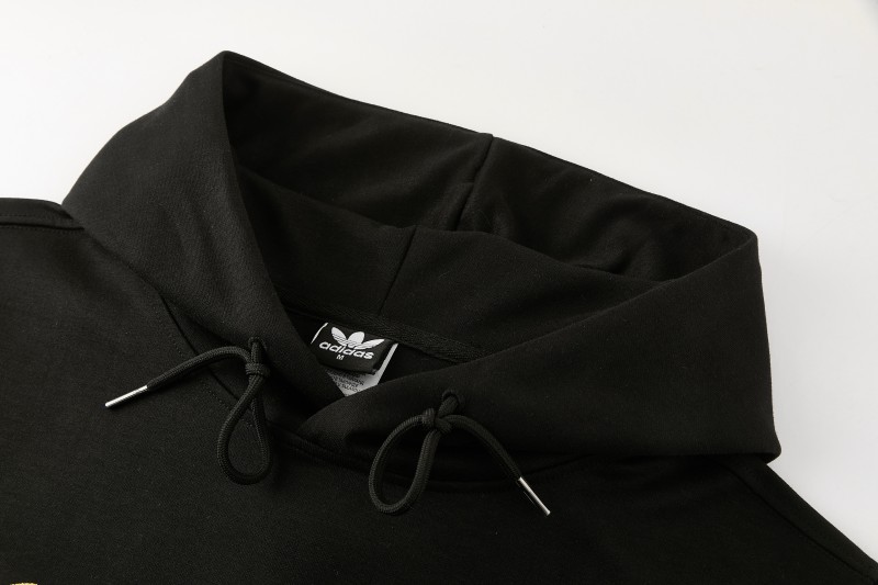 26/27 Manchester United Black Pullover Hooded Tracksuit + Long Pants