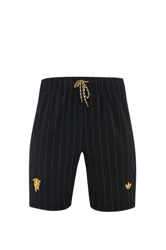 26/27  Manchester United Black Short Sleeve+Soccer Shorts