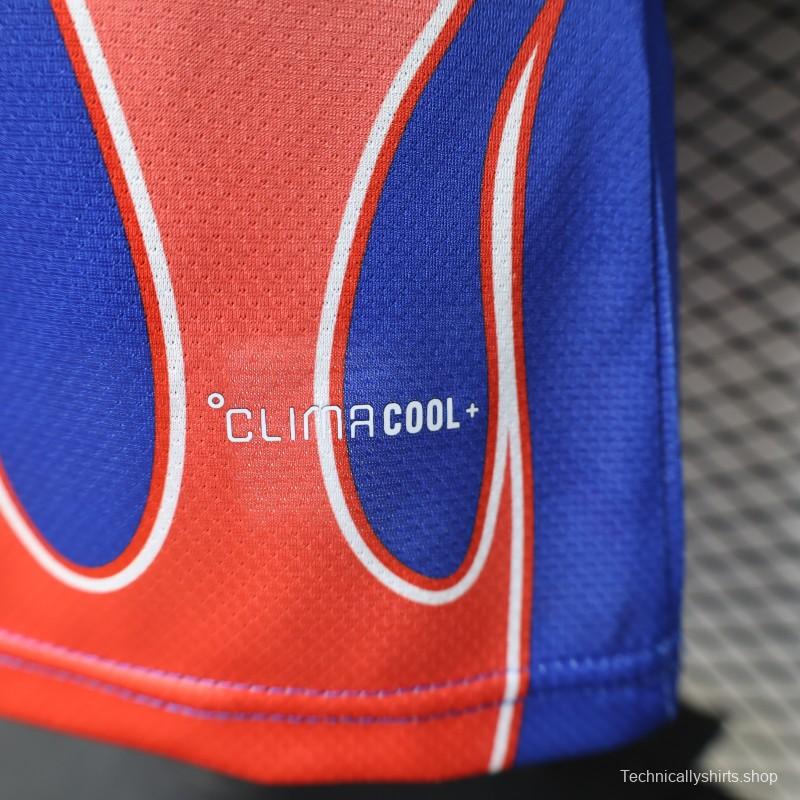 Player Version 2026 Japan Blue with Red Flame Graphic Home Special Edition Jersey