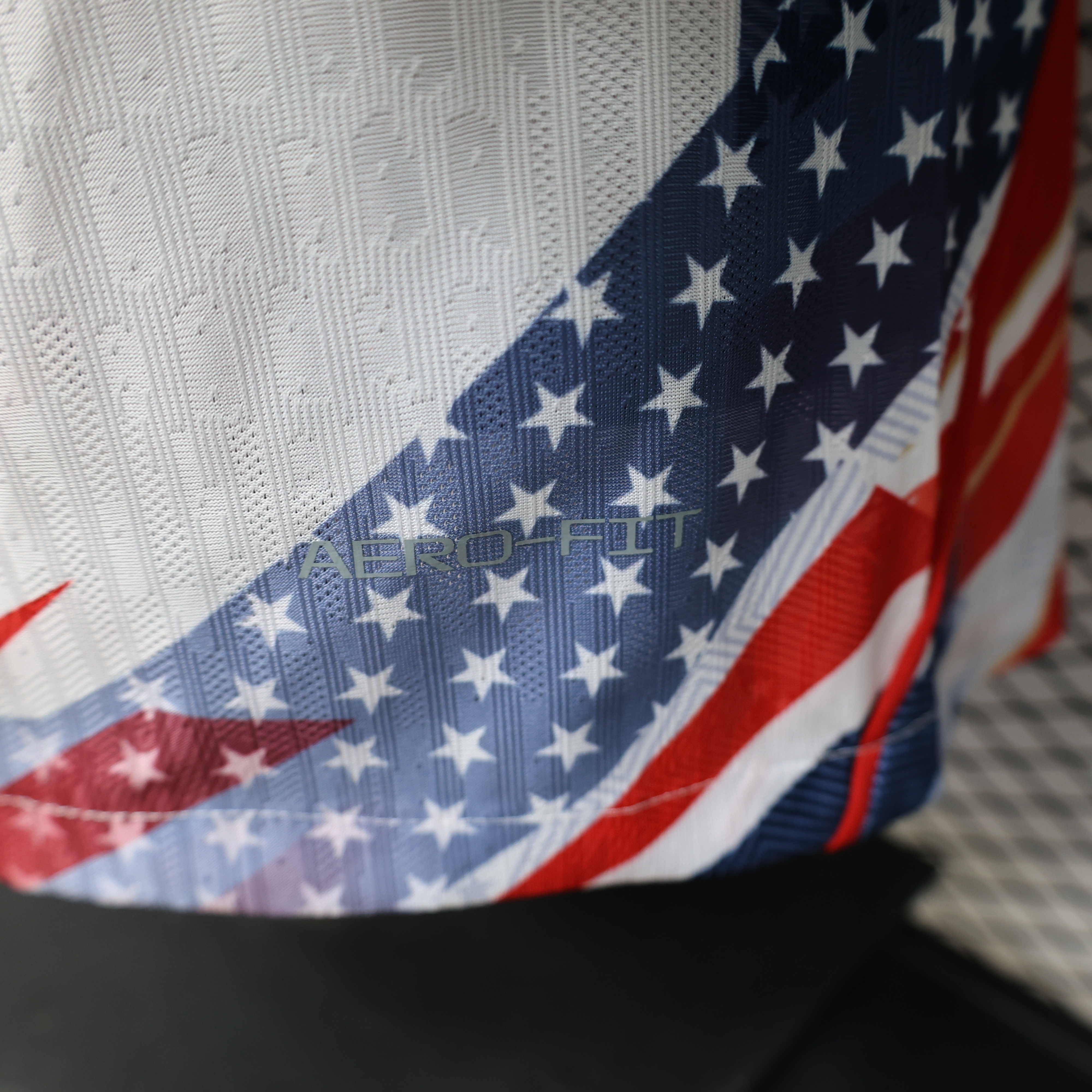 Player Version 2026 USA  Home White/Red/Blue American Flag Print Special Edition Jersey