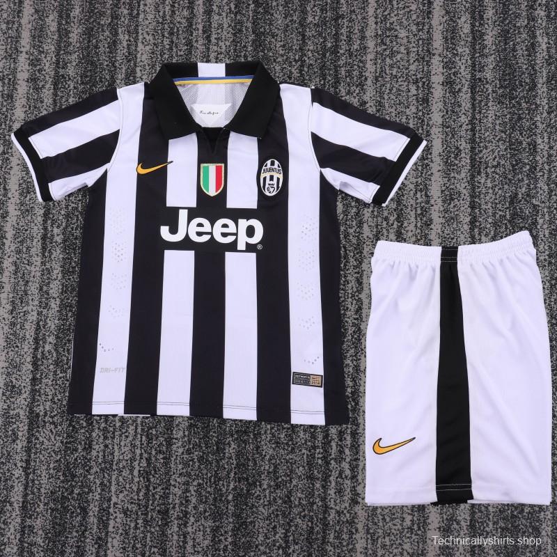 Retro Kids 14/15 Juventus Home Jersey