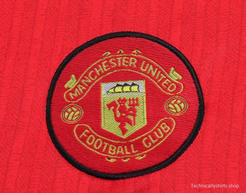 Retro Kids  96/97 Manchester United Home Jersey