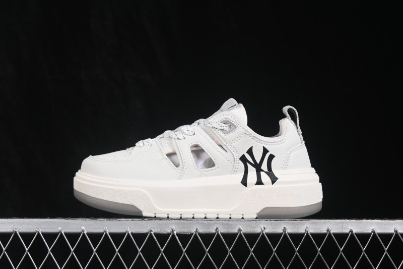 NY MLB Chunky Liner Mask New York Yankees Platform Casual Shoes with Thick Sole - 3ASDCL16350WHS