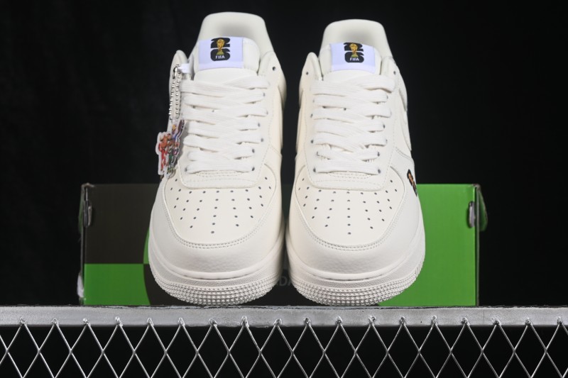 Nike Air Force 1 '07 Low World Cup Theme Casual Sneakers - DW8806-014