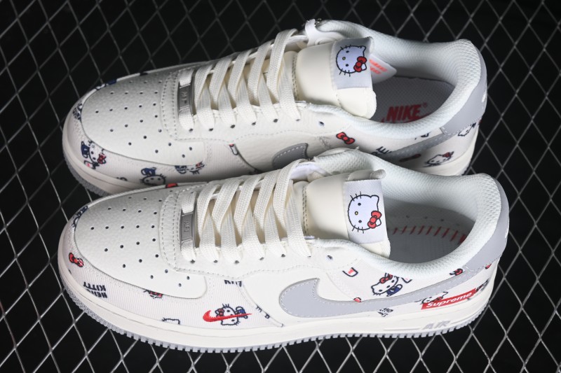 Nike Air Force 1 '07 Low Hello Kitty Casual Sneakers with Full-Length Air Cushion - NH0601-608