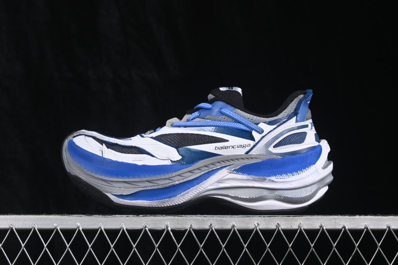 Balenciaga Jet Embossed Print Round-Toe Chunky Low-Top Dad Shoes - WMRTN9041