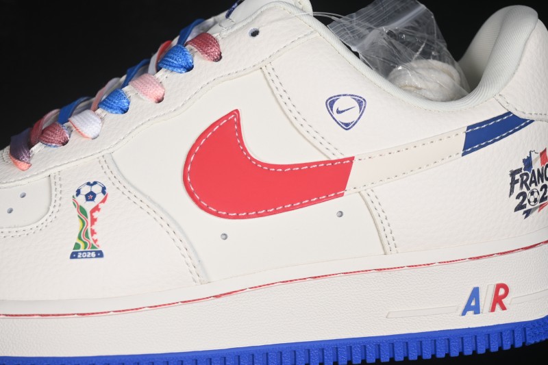 Nike Air Force 1 '07 Low World Cup Theme Casual Basketball Shoes with Full-Length Air Cushion - DW8806-015